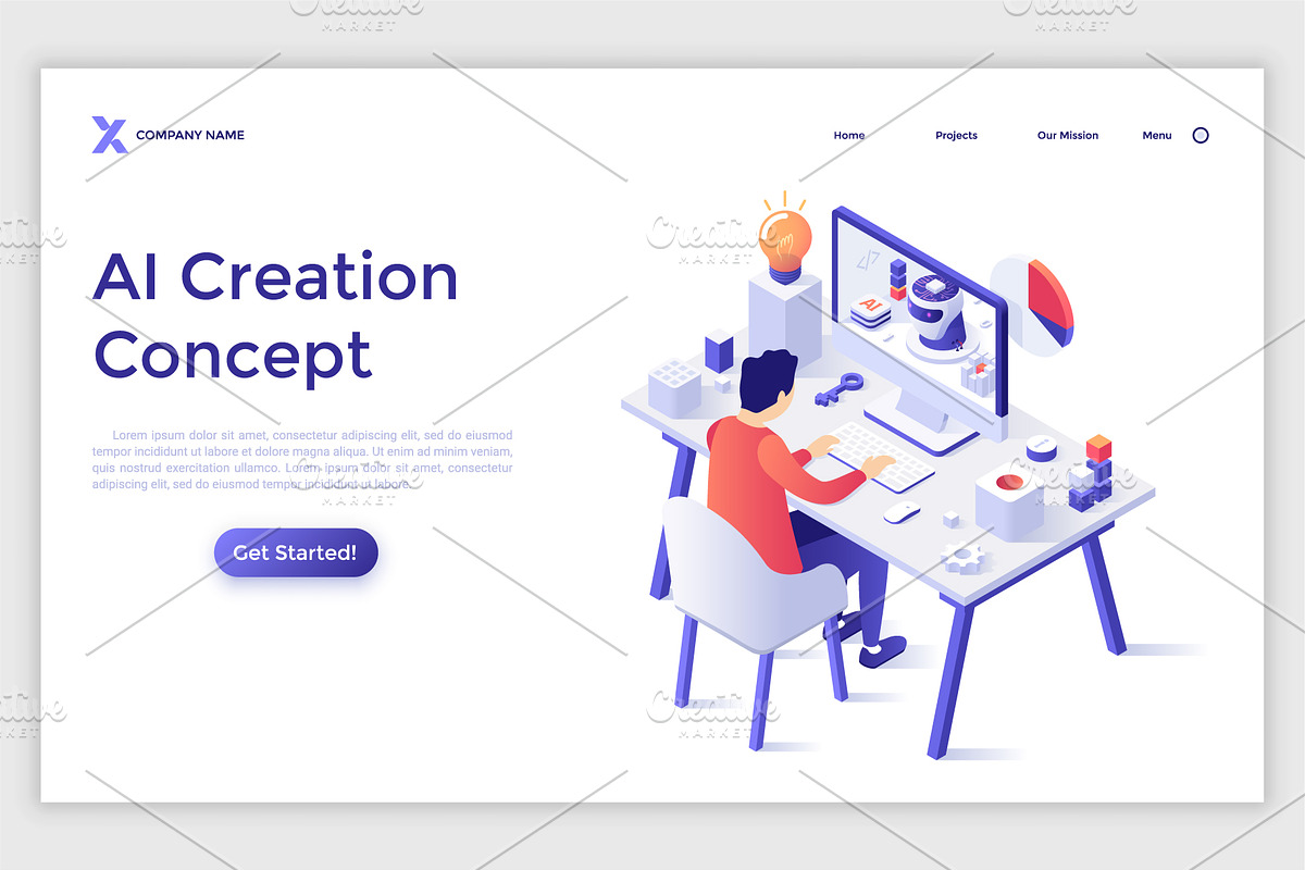 Isometric Solutions Mini. Part 15, a Templates & Theme by Andrew Kras Design (Photo 10 of 16)