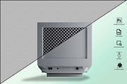 Generic CRT Monitor Mockup, a Mockup by GraphicVil (Thumbnail 9 of 23)