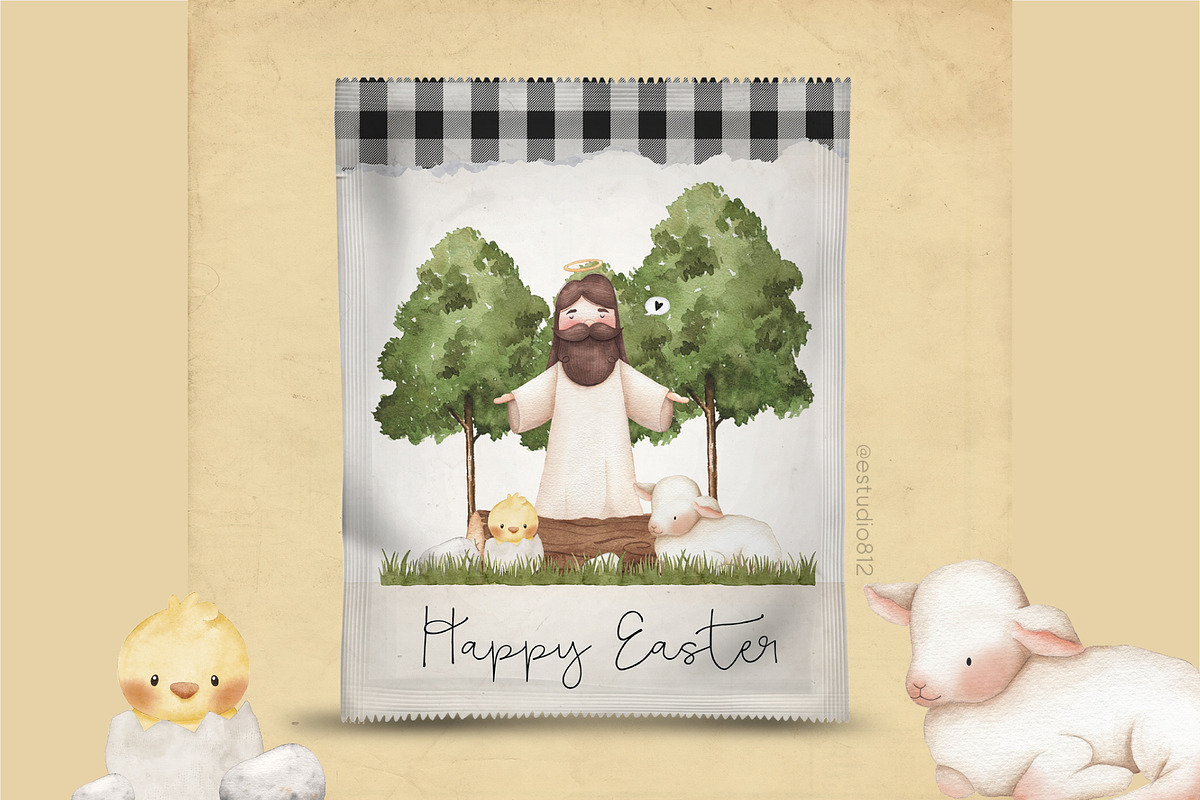 Jesus clipart, an Illustration by Estudio 812 (Photo 6 of 9)