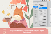 Color Pencil Box – Procreate brushes, a Brush Add-On by Eliza Moreno Illustration (Thumbnail 2 of 4)