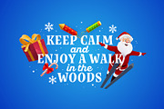 Keep calm and enjoy a walk, an Illustration by Vector Tradition (Thumbnail 3 of 3)