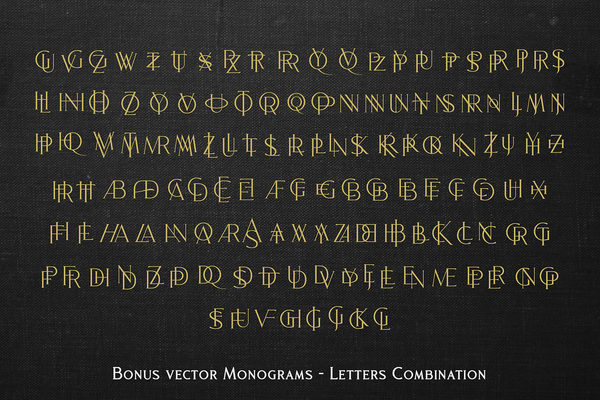 Mourich Elegant Font | With Extra preview 8