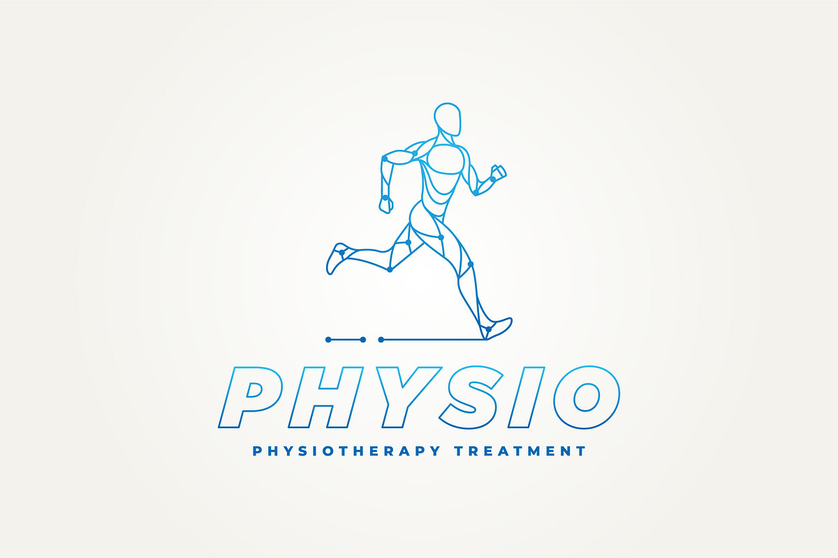 physiotherapy treatment icon logo, a Design Template by Blazybone (Photo 2 of 2)