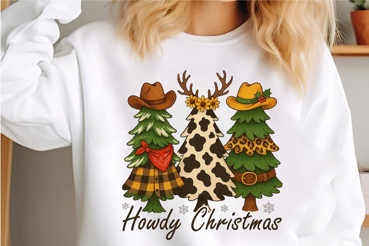 Howdy Christmas Png, Western Christm, an Illustration by Libby Wishes (Photo 6 of 6)