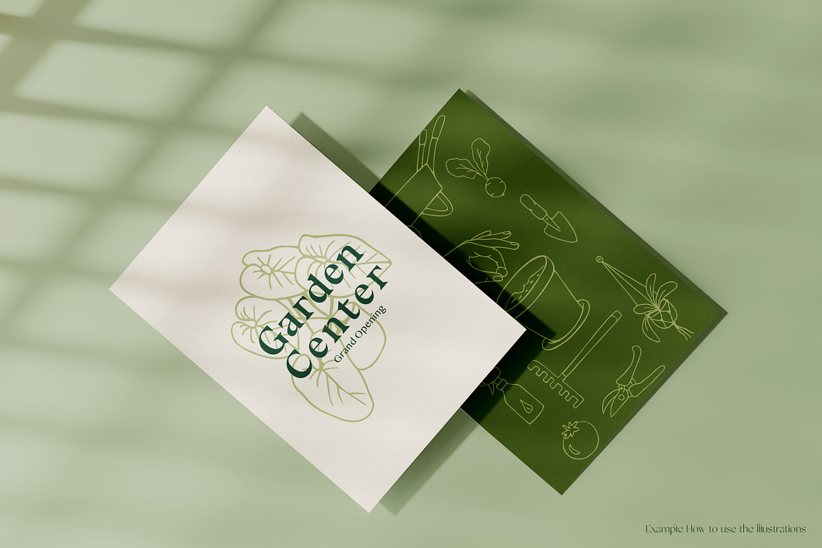 Plant Lover Vector Illustration Set, an Object Illustration by Annakaroline (Photo 4 of 8)