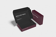 Mailer Box Mockup, a Packaging Mockup by xavier_studio (Thumbnail 2 of 5)