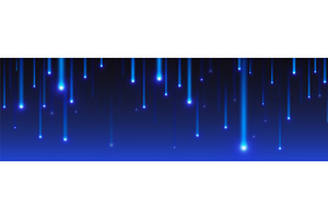 Blue tech rain background, a Technology Illustration by art PVP - market
