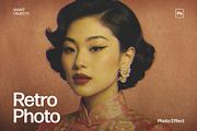 Retro Vintage Photo Effect Template, a Layer Style Add-On by DesignerCandies (Thumbnail 1 of 7)
