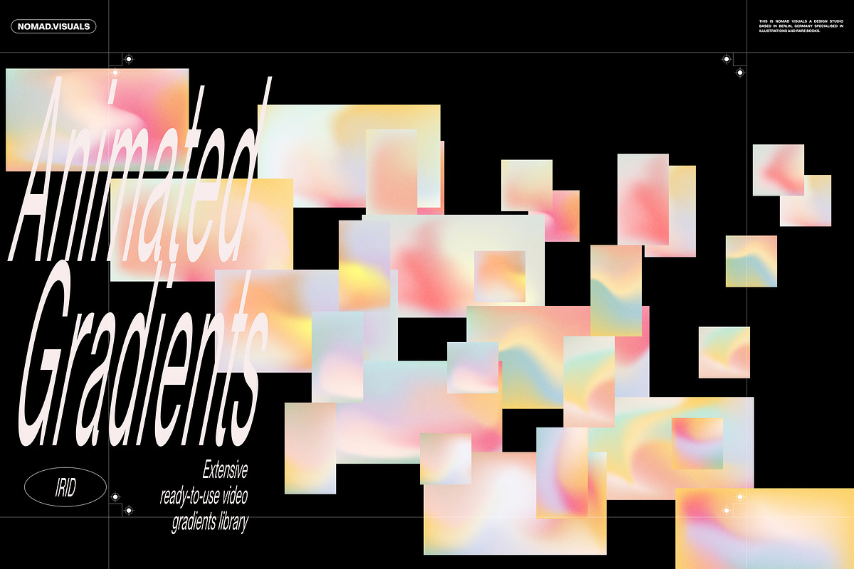 Irid - Loopable Animated Gradients, a Background Graphic by Nomad Visuals (Photo 1 of 17)