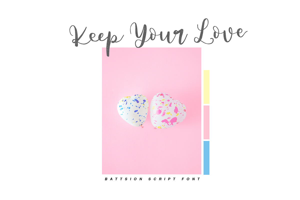 Battshion Script Font preview 2