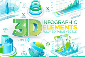 3D Corporate Infographic Elements