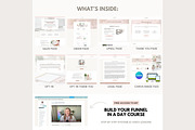 Systeme.io Ivory Rose Sales Funnel, a Landing Page Template by Hayley's Digital Hub (Thumbnail 2 of 10)