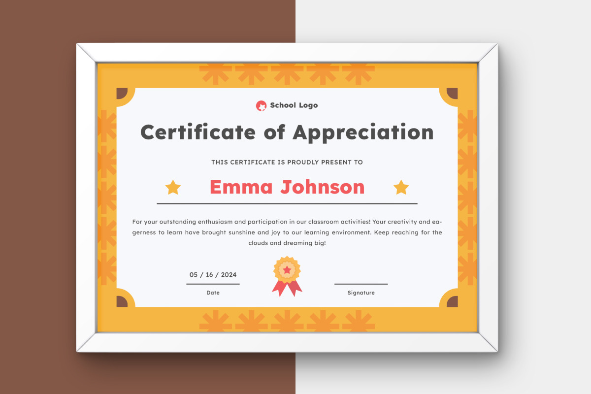 Creative Education Certificate Templ, a Print Template by twinstd (Photo 2 of 3)