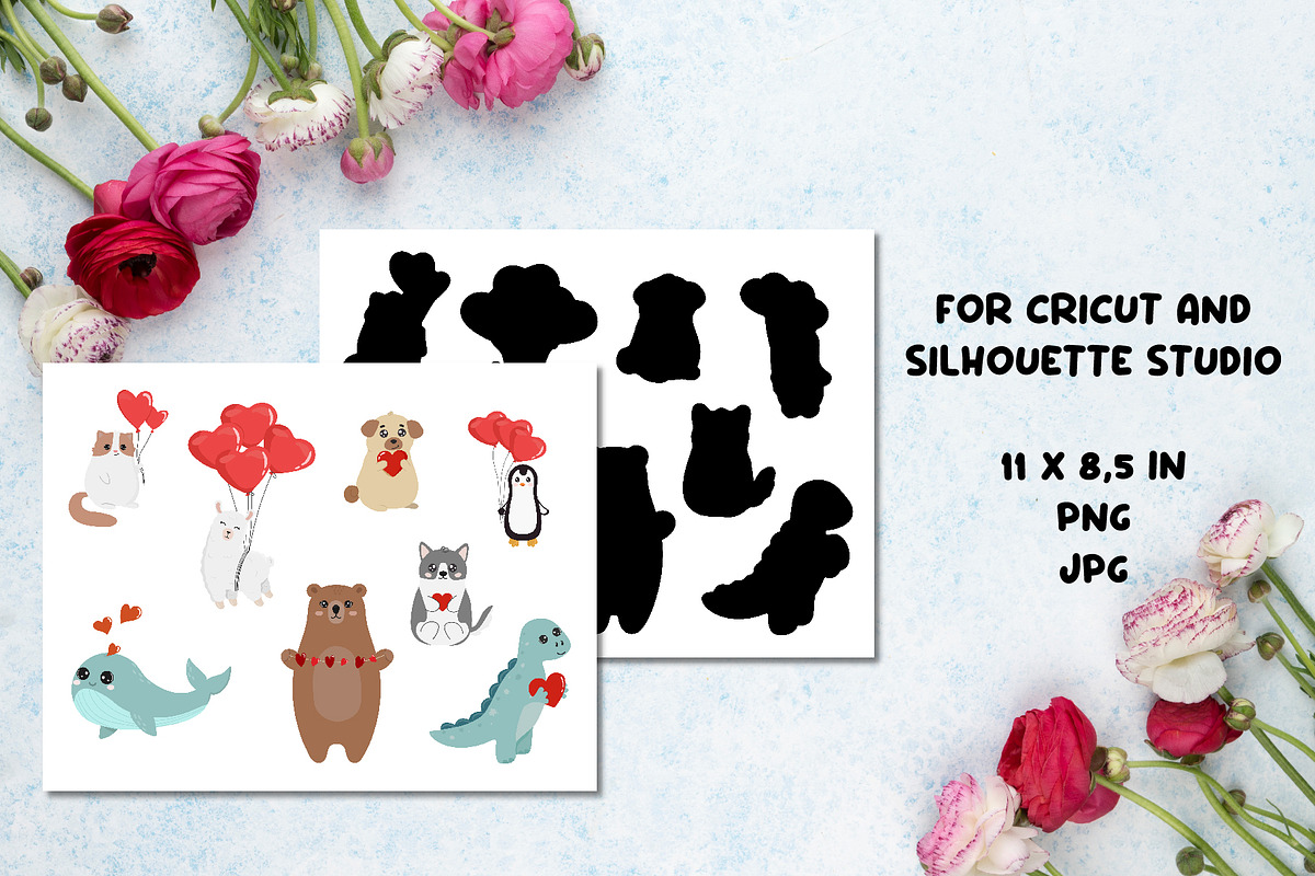 Valentine's Day Stickers. Printable, an Illustration by linakilljoy (Photo 3 of 4)
