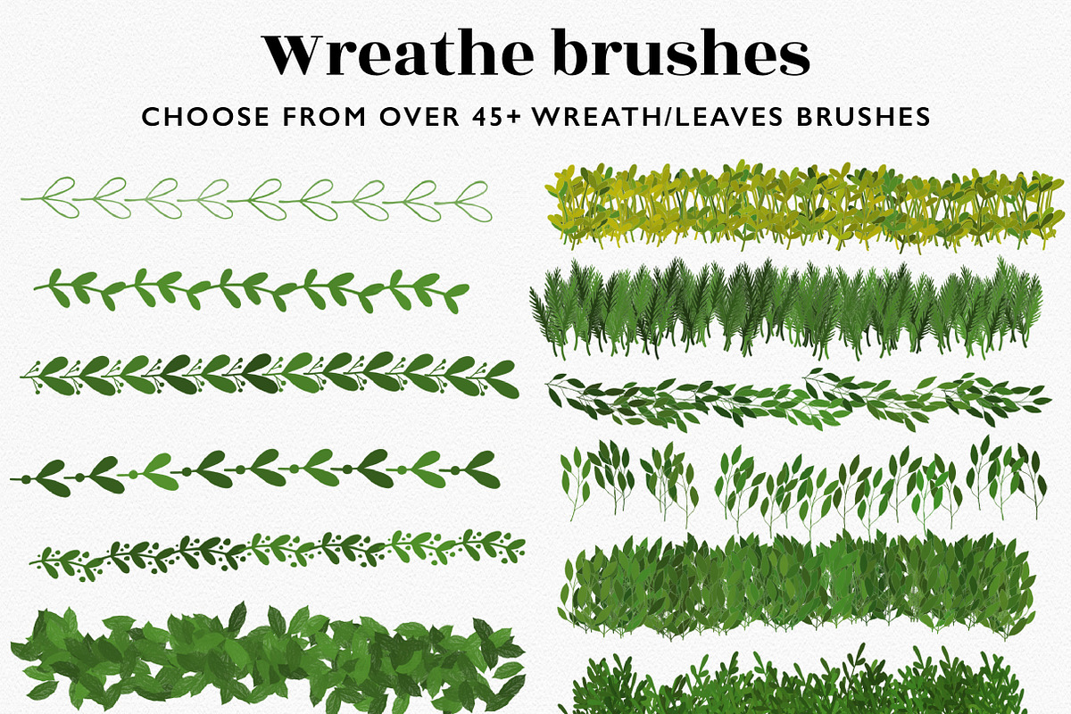 Modern Florals and Wreath Creator, a Brush Add-On by theinkaffair (Photo 4 of 10)