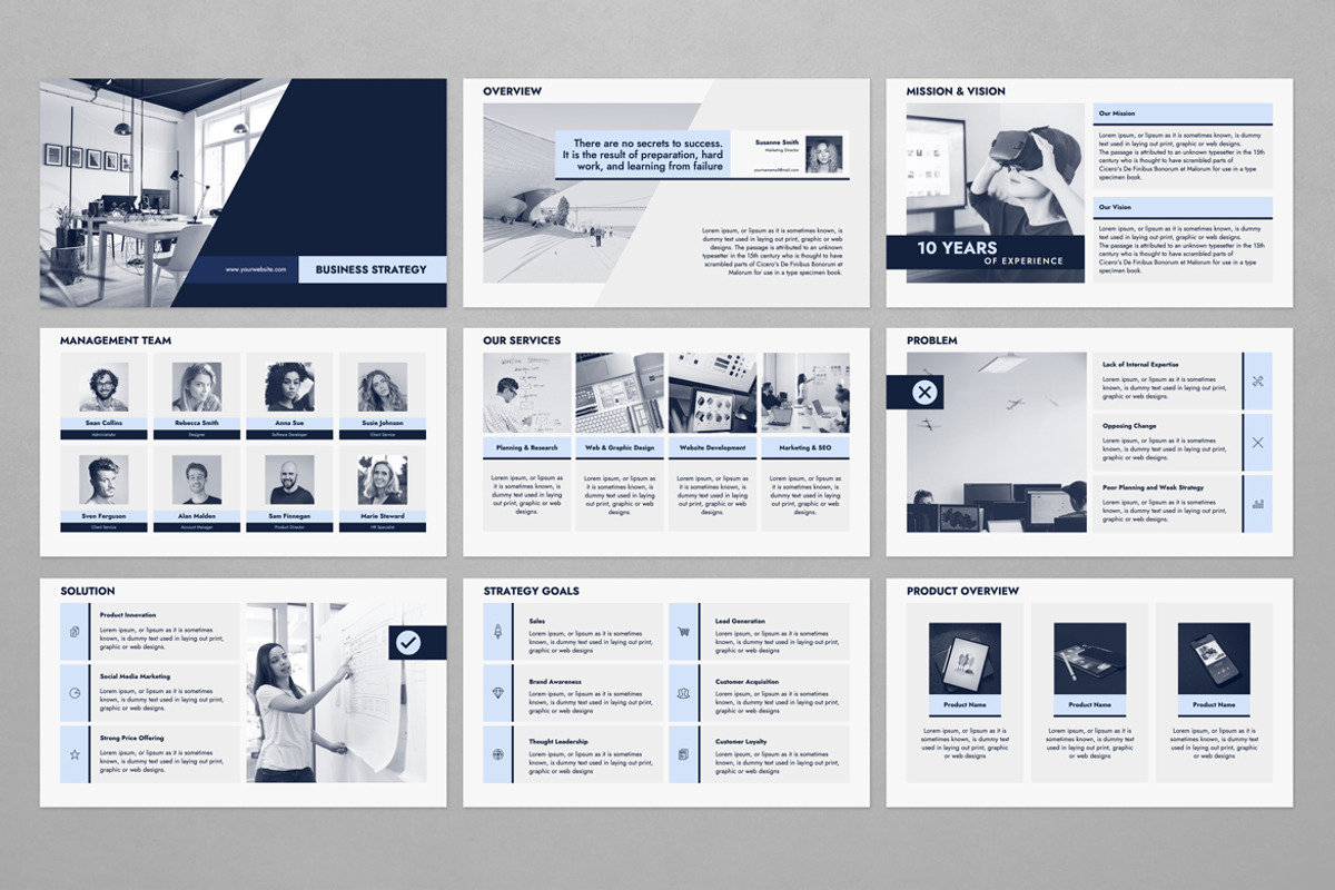 Business Strategy Presentation, a Presentation Template by JetzTemplates (Photo 2 of 4)