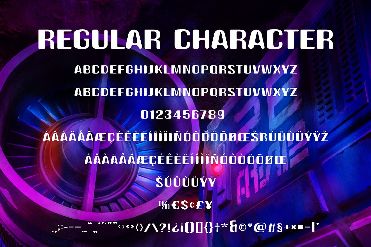 Alien Space, a Sans Serif Font by Wangsinawang Studio (Photo 3 of 7)