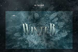 The Freezing Display Font