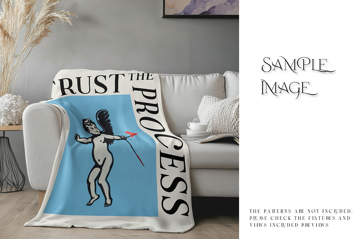Throw Blanket Mockups, a Household Mockup by mock-ups (Photo 9 of 14)