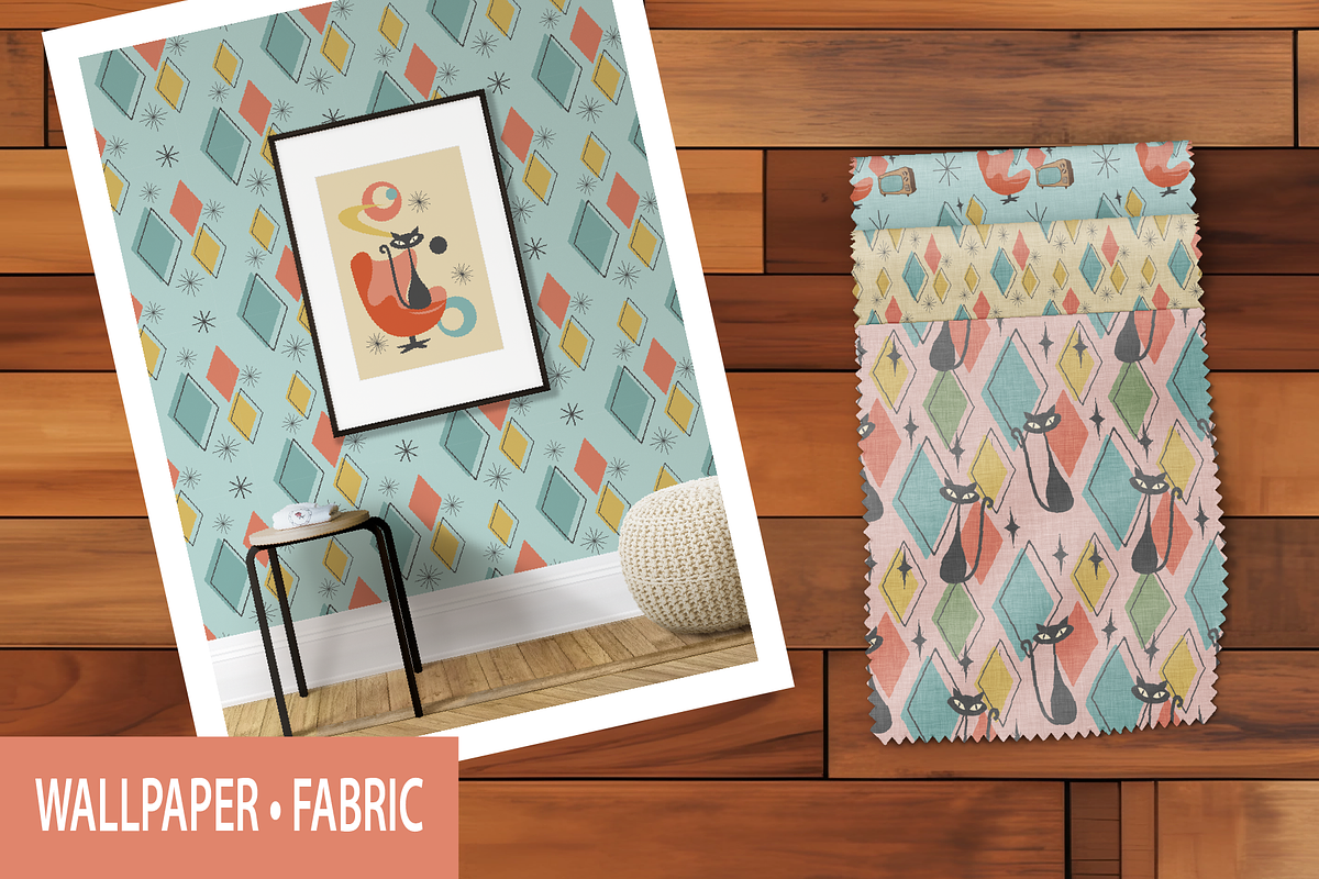 Mid Century Design Kit Bundle, a Pattern Graphic by Blynn Pippen (Photo 7 of 9)