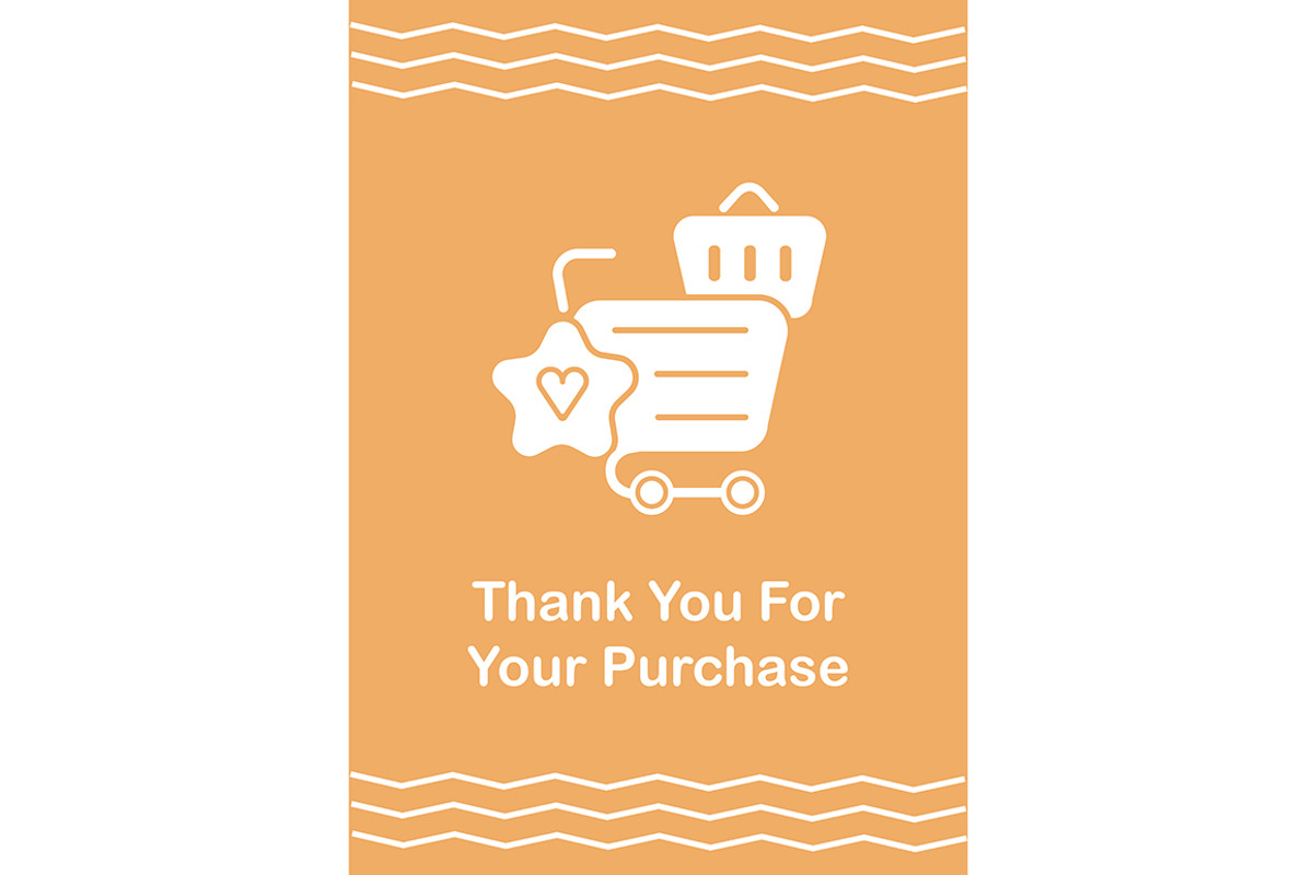 Thank you to customers greeting card, a Flyer Template by IMG Visuals