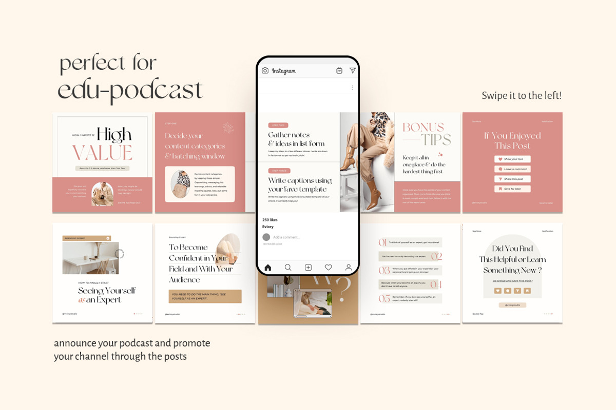 SALE Insta Ladypreneur Coach CANVA, a Social Media Template by Eviory (Photo 11 of 36)