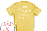 Back Of T-Shirt BC3001 Mockup Bundle, a Shirt Mockup by lock and page (Thumbnail 74 of 88)