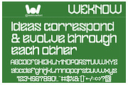 FRACTAL CONSCIOUSNESS font, a Slab Serif Font by weknow (Thumbnail 2 of 8)