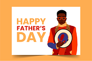 Happy Fathers Day Card, a Card Template by nataliemukundu (Thumbnail 1 of 2)