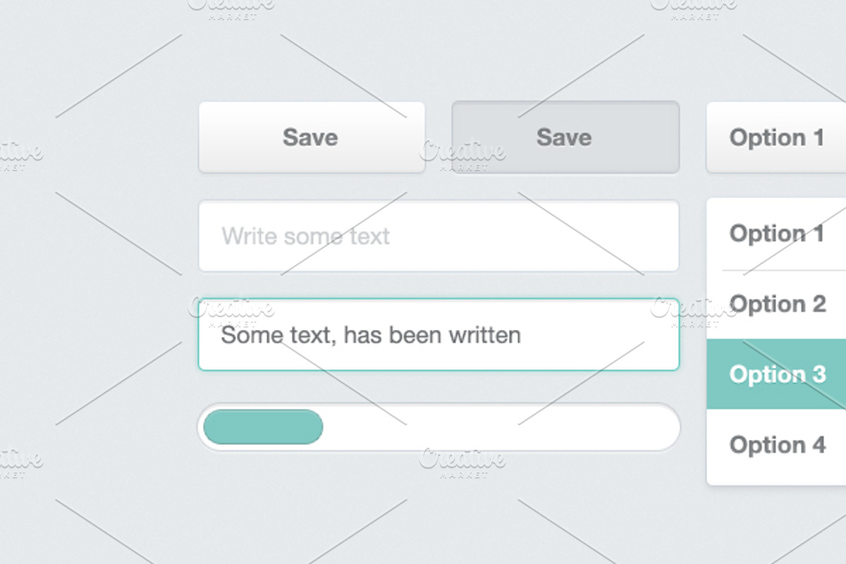 Light UI Elements preview 2