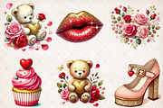 Girly Glitter Coquette Valentine PNG, an Illustration by SinaCreation (Thumbnail 5 of 5)