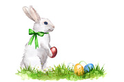 Easter Rabbits and Eggs Collection, an Animal Illustration by Sveta Aho (Thumbnail 4 of 7)