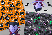 Halloween patterns set, a Pattern Graphic by tetiana.svirska (Thumbnail 2 of 7)