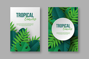 Set Of Designs With Tropical Leaves.