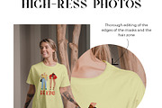 T-shirt Model Mockup Bundle, a Shirt Mockup by Neutral Mockups (Thumbnail 6 of 7)