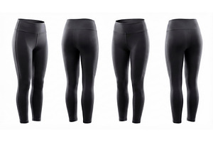 Black Leggings on White, an Object Illustration by CREATIVEDEF
