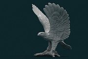 Eagle Figurine, an Animal 3D Model by Giimann (Thumbnail 2 of 8)
