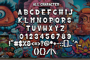 Groovy Graffiti - Graffiti Font, a Handwritten Font by Densu Creative (Thumbnail 5 of 6)