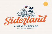 Siderland Typeface, a Script Font by Romiecreative (Thumbnail 1 of 10)