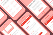 PTC Wireframe Pack - Mobile, a Wireframe Template by Laurentiu Cotet (Thumbnail 2 of 5)