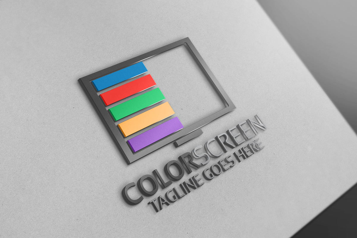 Color Screen Logo, a Branding & Logo Template by Josuf Media