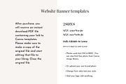 Website Banner Template Canva 2, a Websites & App Template by Deepa Template Studio (Thumbnail 4 of 10)