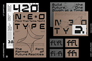 UT Qartige - A Technofuturistic Font, a Font by Universitype (Thumbnail 10 of 12)