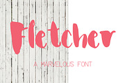 Fletcher Font, a Script Font by SophieSaxo (Thumbnail 1 of 7)