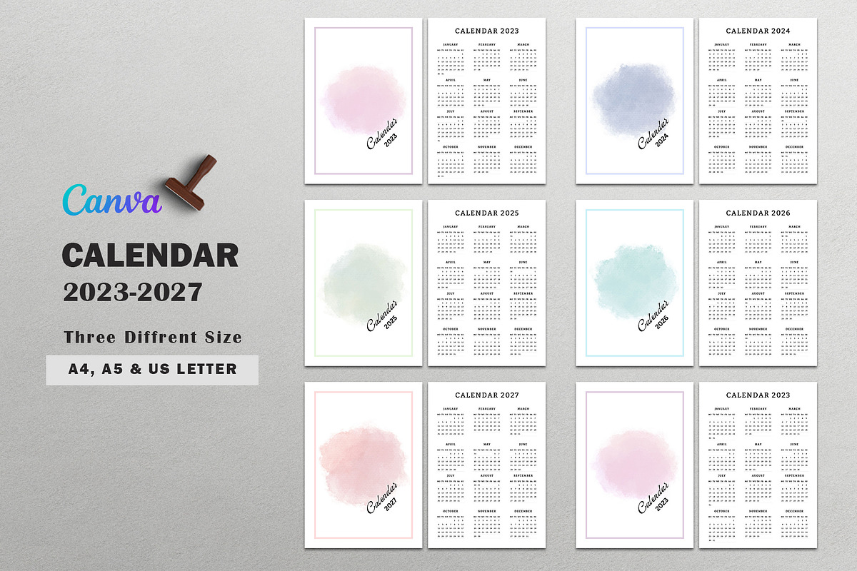 Calendar Template, a Stationery Template by Design Zone (Photo 1 of 5)