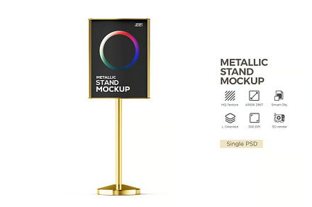 Tripod Stand Banner Mockup, an Advertising Mockup by zphotographystudio