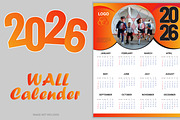 New year 2026 calendar design, a Stationery Template by hkmonir (Thumbnail 1 of 3)