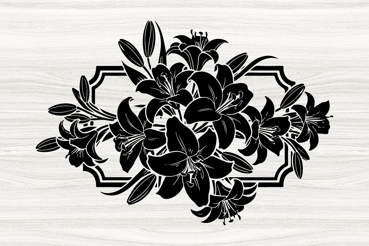 50 Floral Frame & Wreath Bundle, an Illustration by BIPLOB EXPERT (Photo 2 of 4)