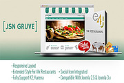 JSN Gruve- Restaurant Template, a Websites & App Template by JoomlaShine (Thumbnail 1 of 5)
