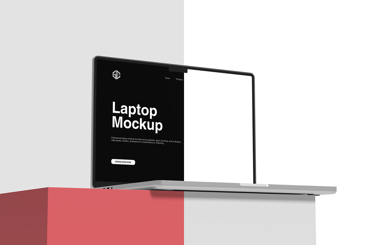 MacBook Pro 14-inch Mockup Set, a Mac Mockup by graphiccrew (Photo 8 of 8)
